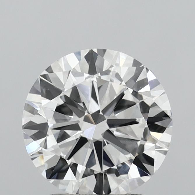 2.06 Carat Round Shaped, Good Cut, F Color, VVS2 Clarity, IGI Certified Lab Grown Diamond