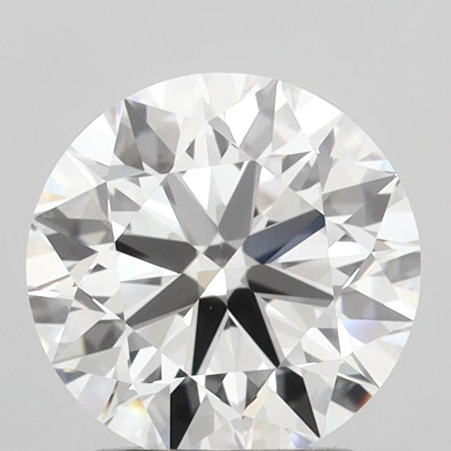 1.74 Carat Round Shaped, Excellent Cut, E Color, VVS2 Clarity, IGI Certified Lab Grown Diamond