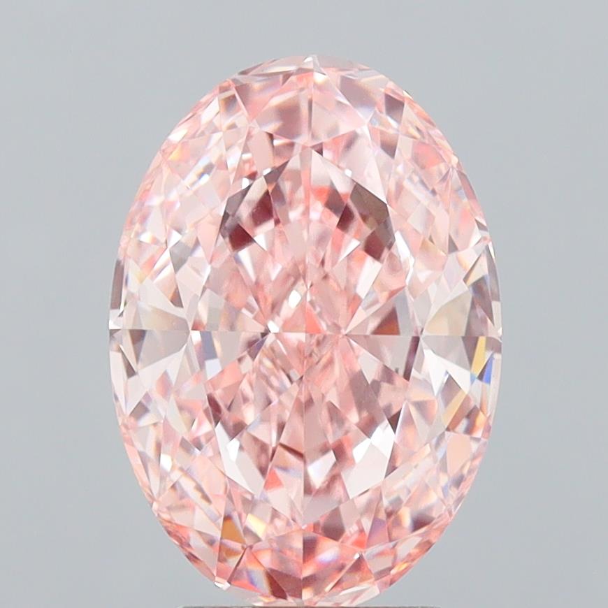 4.08 Carat Oval Shaped, Ideal Cut, VVS2 Clarity, IGI Certified Lab Grown Diamond