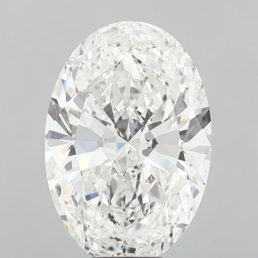 8.00 Carat Oval Shaped, Excellent Cut, E Color, VVS2 Clarity, IGI Certified Lab Grown Diamond