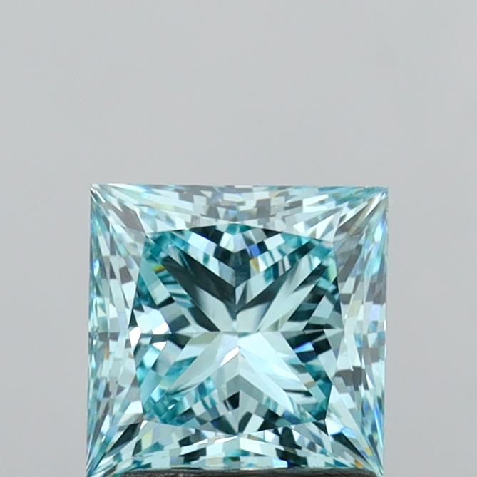 1.91 Carat Princess Shaped, Ideal Cut, VS1 Clarity, IGI Certified Lab Grown Diamond