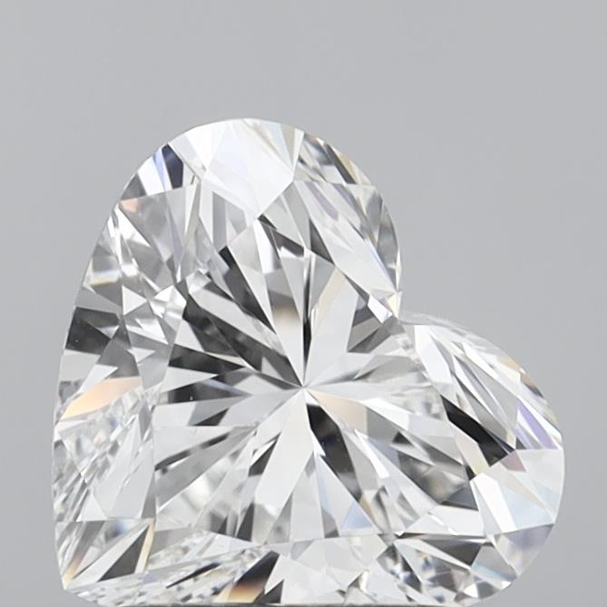1.50 Carat Heart Shaped, Very Good Cut, E Color, VVS1 Clarity, IGI Certified Lab Grown Diamond