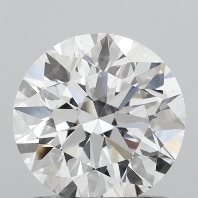 1.07 Carat Round Shaped, Ideal Cut, D Color, VVS2 Clarity, IGI Certified Lab Grown Diamond