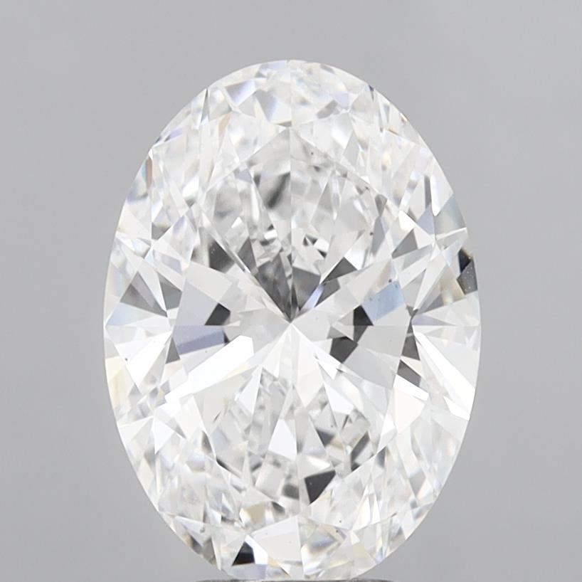 4.98 Carat Oval Shaped, Ideal Cut, D Color, VS1 Clarity, IGI Certified Lab Grown Diamond