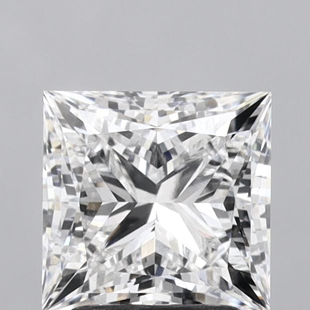 2.35 Carat Princess Shaped, Ideal Cut, E Color, SI1 Clarity, IGI Certified Lab Grown Diamond