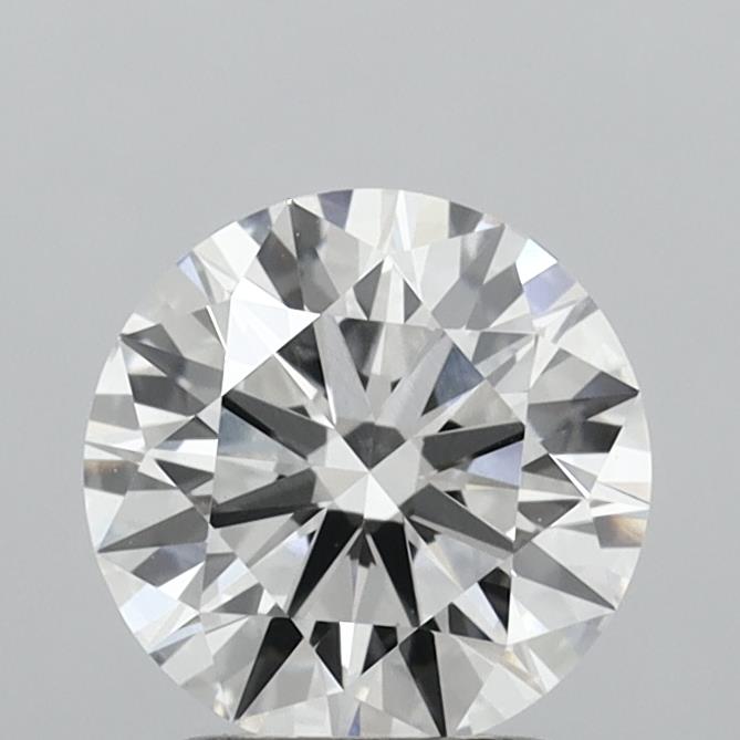 1.95 Carat Round Shaped, Ideal Cut, G Color, VVS2 Clarity, IGI Certified Lab Grown Diamond
