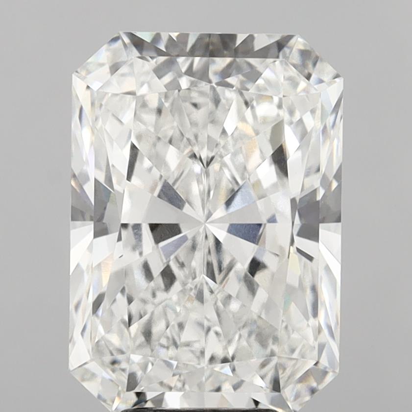 8.10 Carat Radiant Shaped, Ideal Cut, F Color, VVS2 Clarity, IGI Certified Lab Grown Diamond
