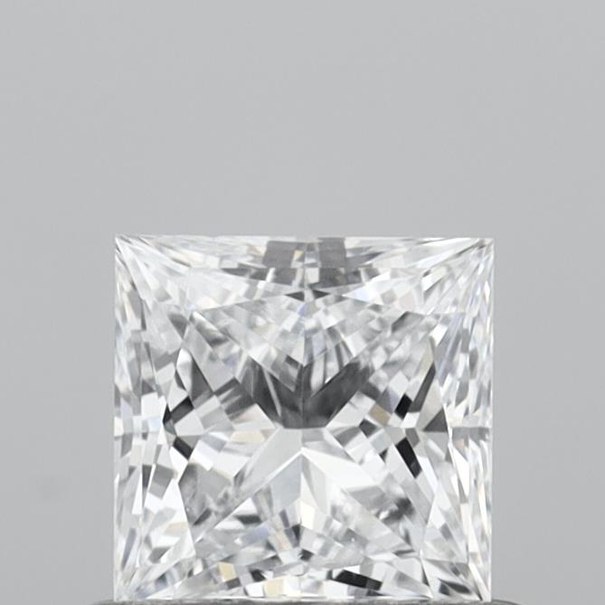 0.54 Carat Princess Shaped, Very Good Cut, E Color, VVS2 Clarity, IGI Certified Lab Grown Diamond