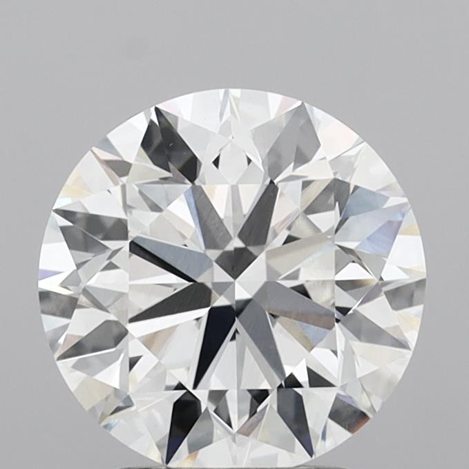 2.87 Carat Round Shaped, Excellent Cut, E Color, VVS2 Clarity, IGI Certified Lab Grown Diamond