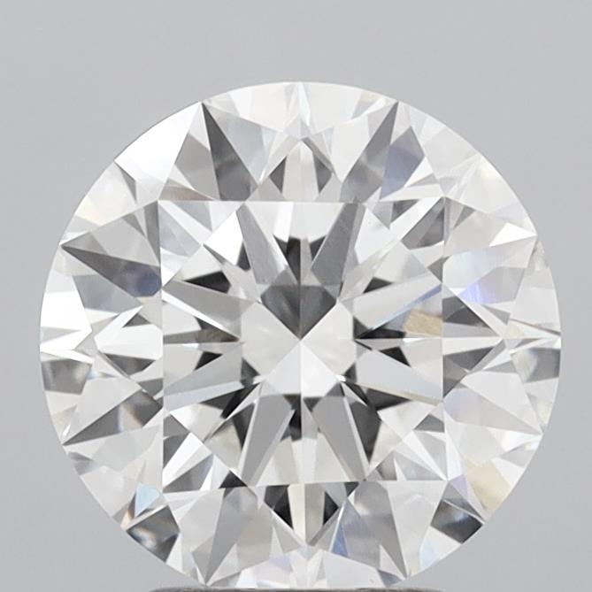 3.05 Carat Round Shaped, Ideal Cut, F Color, VVS2 Clarity, IGI Certified Lab Grown Diamond