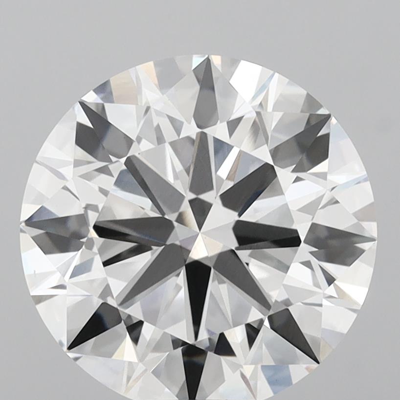 6.06 Carat Round Shaped, Ideal Cut, E Color, VVS2 Clarity, IGI Certified Lab Grown Diamond