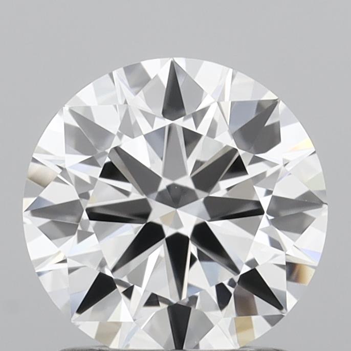 1.24 Carat Round Shaped, Ideal Cut, D Color, VVS1 Clarity, IGI Certified Lab Grown Diamond