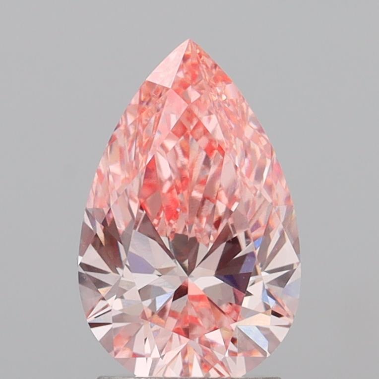 2.01 Carat Pear Shaped, Ideal Cut, VVS2 Clarity, IGI Certified Lab Grown Diamond