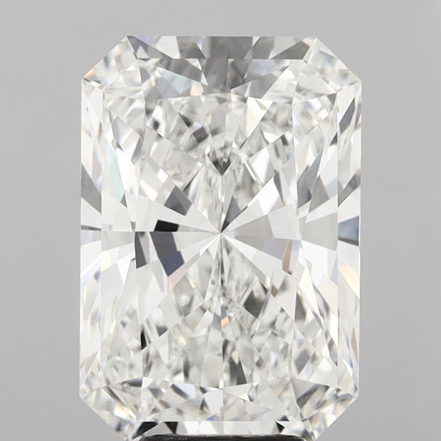 8.53 Carat Radiant Shaped, Ideal Cut, F Color, VVS2 Clarity, IGI Certified Lab Grown Diamond