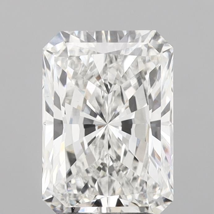 2.71 Carat Radiant Shaped, Ideal Cut, F Color, VS1 Clarity, IGI Certified Lab Grown Diamond