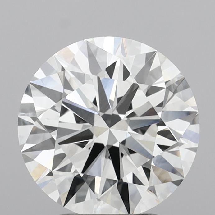 3.09 Carat Round Shaped, Ideal Cut, F Color, VVS2 Clarity, IGI Certified Lab Grown Diamond