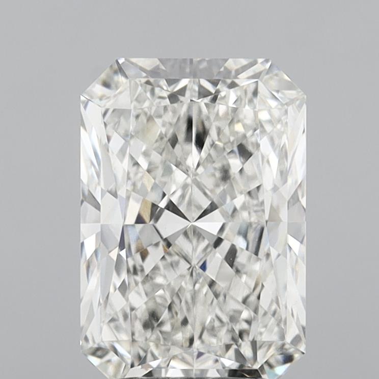 3.05 Carat Radiant Shaped, Ideal Cut, G Color, VVS2 Clarity, IGI Certified Lab Grown Diamond