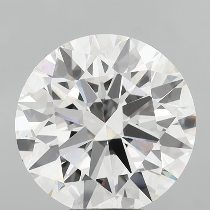 5.30 Carat Round Shaped, Ideal Cut, E Color, VVS2 Clarity, IGI Certified Lab Grown Diamond