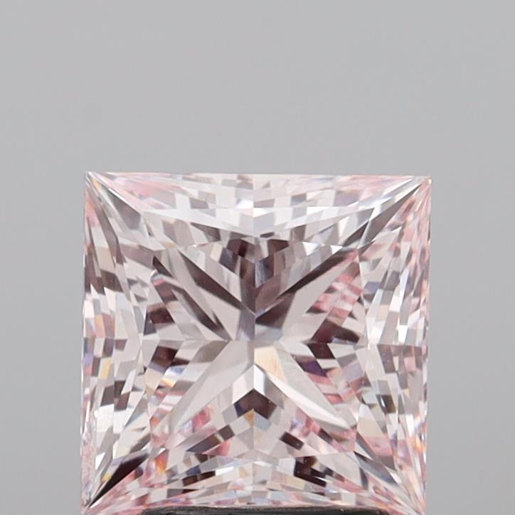 3.04 Carat Princess Shaped, Ideal Cut, VS1 Clarity, IGI Certified Lab Grown Diamond