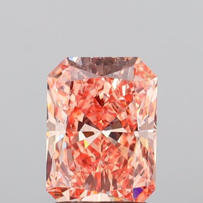1.54 Carat Radiant Shaped, Ideal Cut, VVS2 Clarity, IGI Certified Lab Grown Diamond