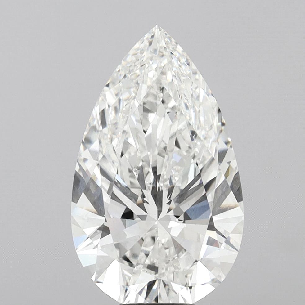 9.08 Carat Pear Shaped, Ideal Cut, F Color, VS1 Clarity, IGI Certified Lab Grown Diamond