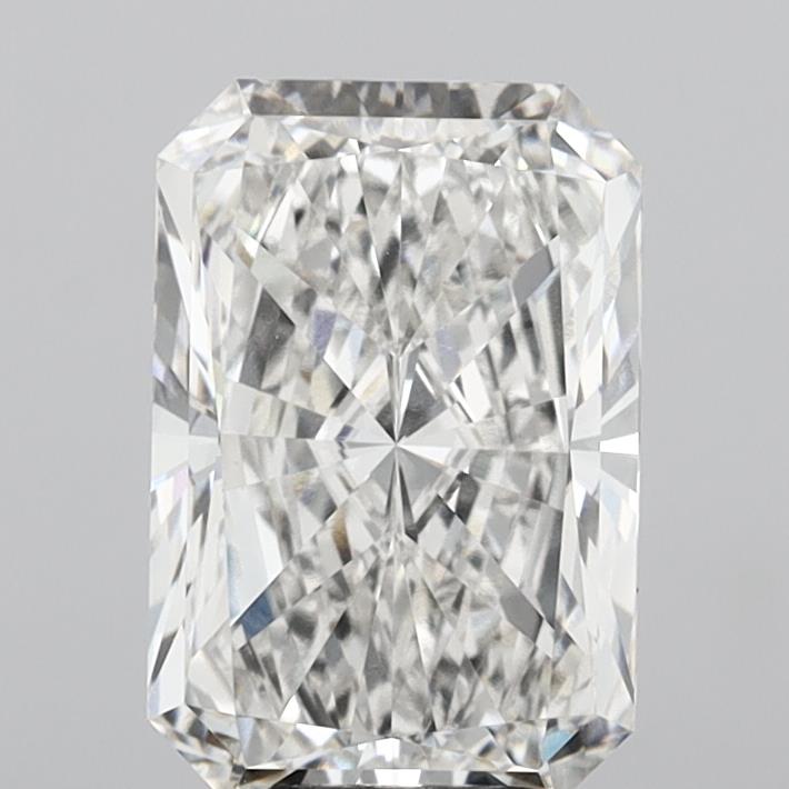 5.04 Carat Radiant Shaped, Excellent Cut, F Color, VS1 Clarity, IGI Certified Lab Grown Diamond