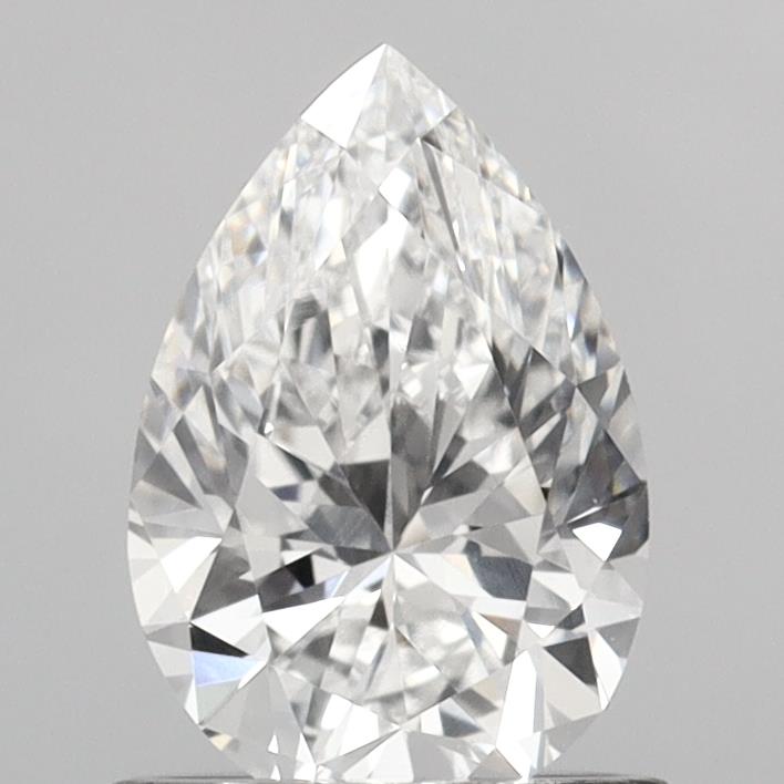 0.92 Carat Pear Shaped, Very Good Cut, D Color, VVS2 Clarity, IGI Certified Lab Grown Diamond