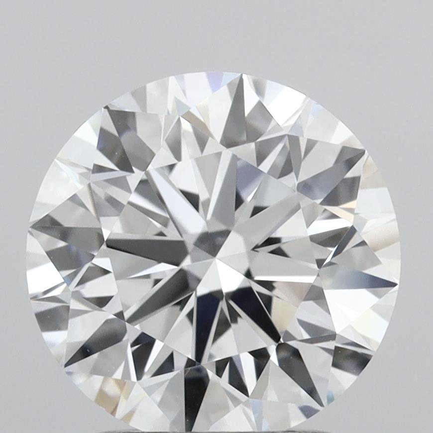 2.07 Carat Round Shaped, Ideal Cut, F Color, VVS2 Clarity, IGI Certified Lab Grown Diamond