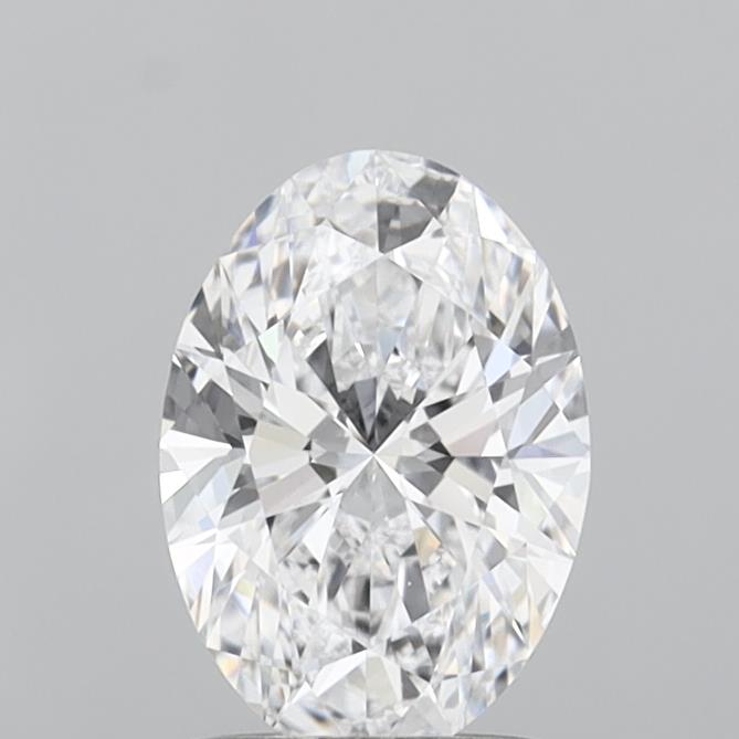 1.42 Carat Oval Shaped, Ideal Cut, D Color, VVS1 Clarity, IGI Certified Lab Grown Diamond