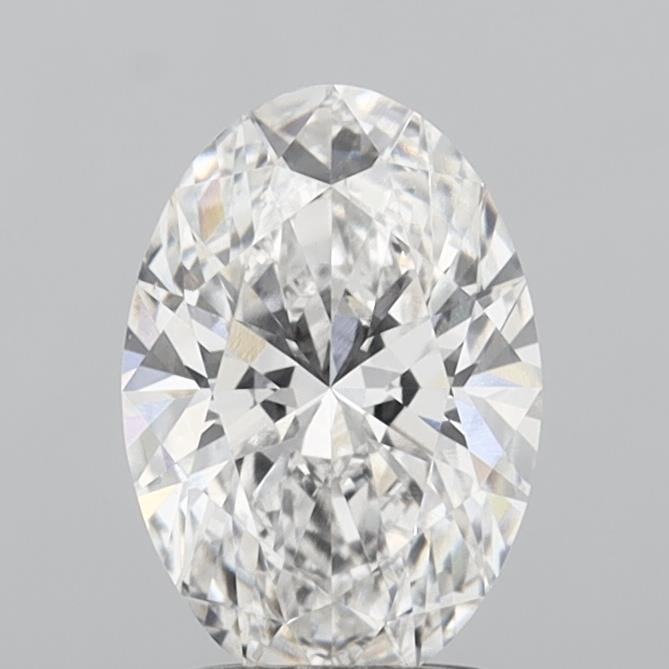 1.78 Carat Oval Shaped, Ideal Cut, F Color, VVS2 Clarity, IGI Certified Lab Grown Diamond
