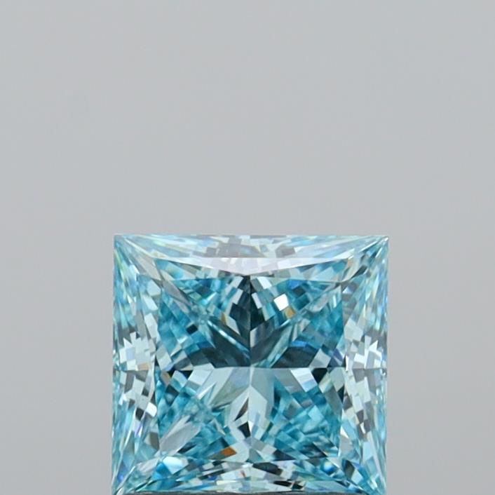 1.37 Carat Princess Shaped, Excellent Cut, VVS2 Clarity, IGI Certified Lab Grown Diamond