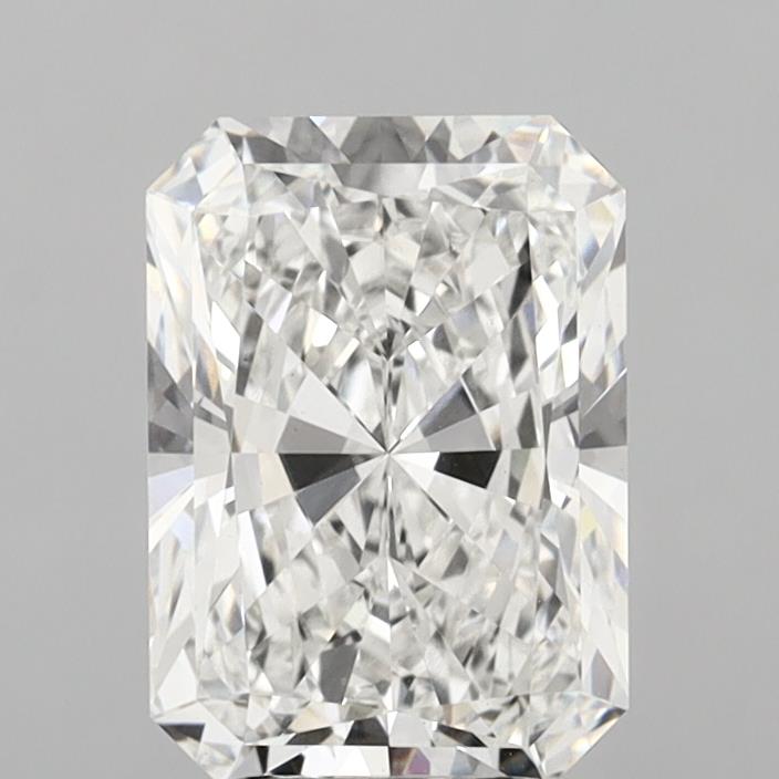 5.08 Carat Radiant Shaped, Ideal Cut, F Color, VS1 Clarity, IGI Certified Lab Grown Diamond