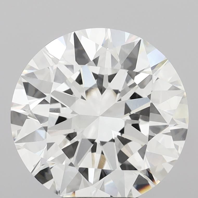 5.04 Carat Round Shaped, Excellent Cut, E Color, VVS2 Clarity, IGI Certified Lab Grown Diamond