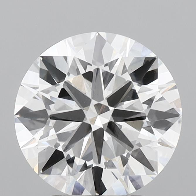 2.89 Carat Round Shaped, Ideal Cut, D Color, VS2 Clarity, IGI Certified Lab Grown Diamond