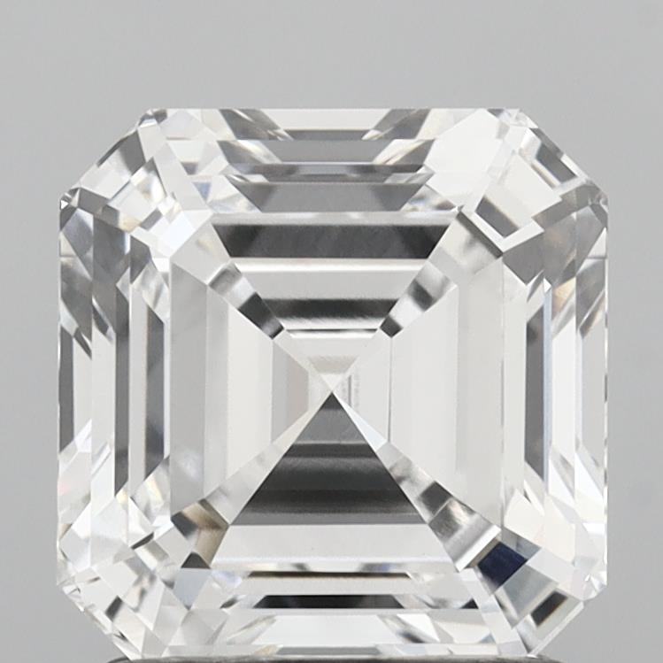 2.00 Carat Asscher Shaped, Ideal Cut, E Color, VVS2 Clarity, IGI Certified Lab Grown Diamond
