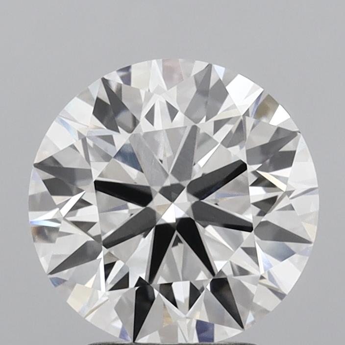 3.08 Carat Round Shaped, Ideal Cut, E Color, VVS2 Clarity, IGI Certified Lab Grown Diamond