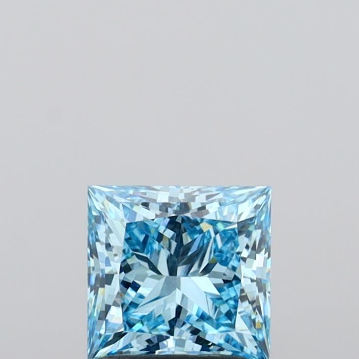 1.31 Carat Princess Shaped, Ideal Cut, VS1 Clarity, IGI Certified Lab Grown Diamond