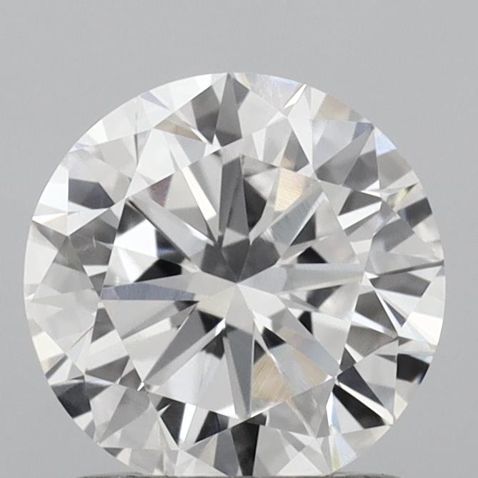 1.09 Carat Round Shaped, Very Good Cut, D Color, VVS2 Clarity, IGI Certified Lab Grown Diamond