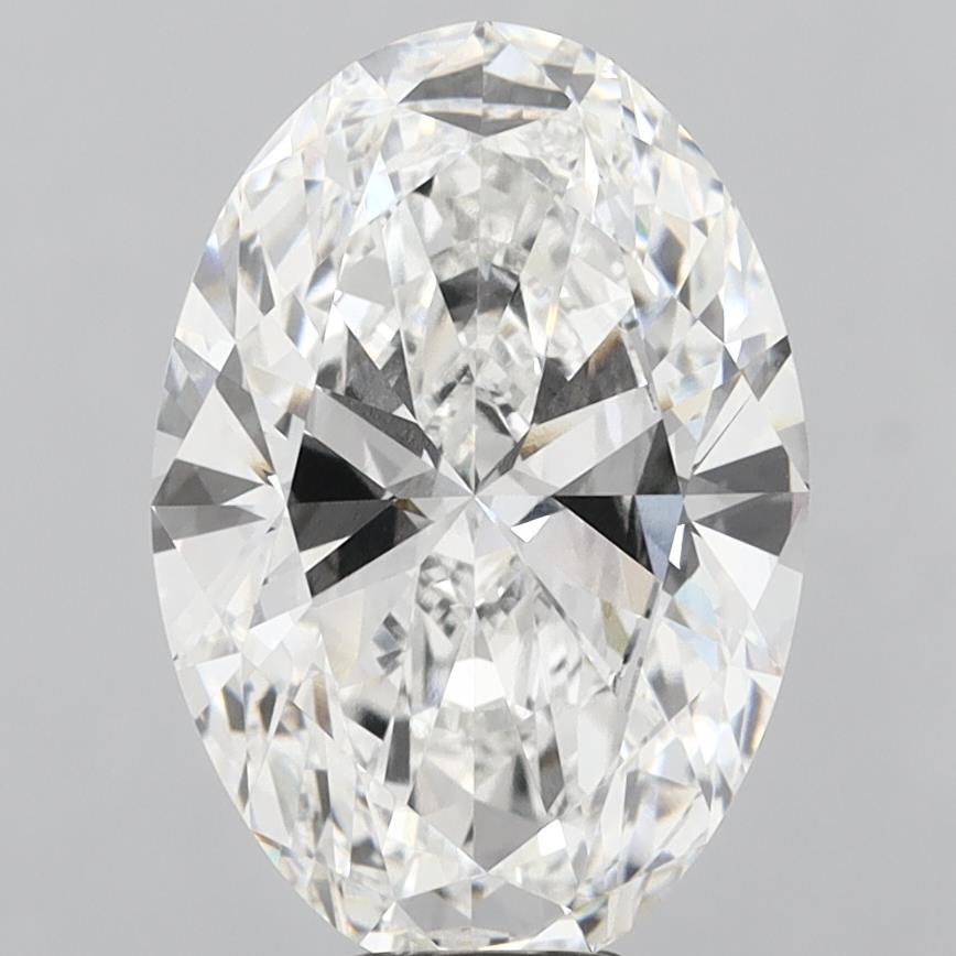 10.01 Carat Oval Shaped, Ideal Cut, E Color, VVS2 Clarity, IGI Certified Lab Grown Diamond