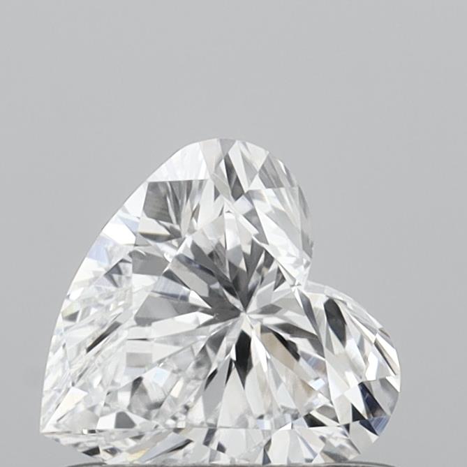0.54 Carat Heart Shaped, Very Good Cut, D Color, VS1 Clarity, IGI Certified Lab Grown Diamond
