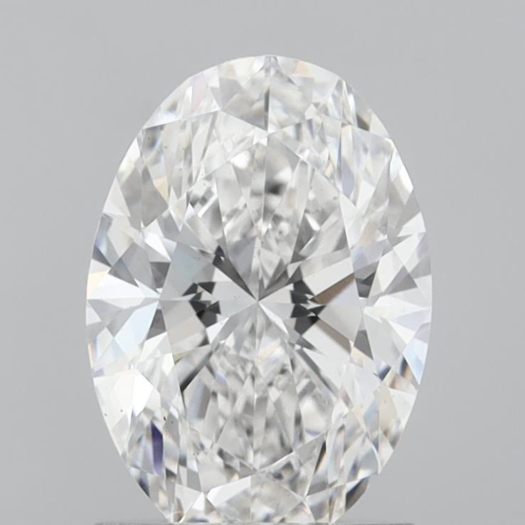 1.52 Carat Oval Shaped, Ideal Cut, E Color, VS2 Clarity, IGI Certified Lab Grown Diamond