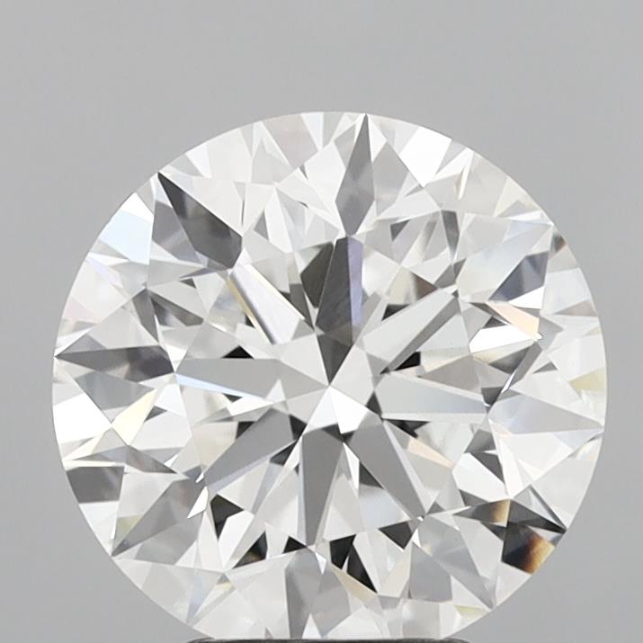 3.92 Carat Round Shaped, Excellent Cut, F Color, VVS2 Clarity, IGI Certified Lab Grown Diamond