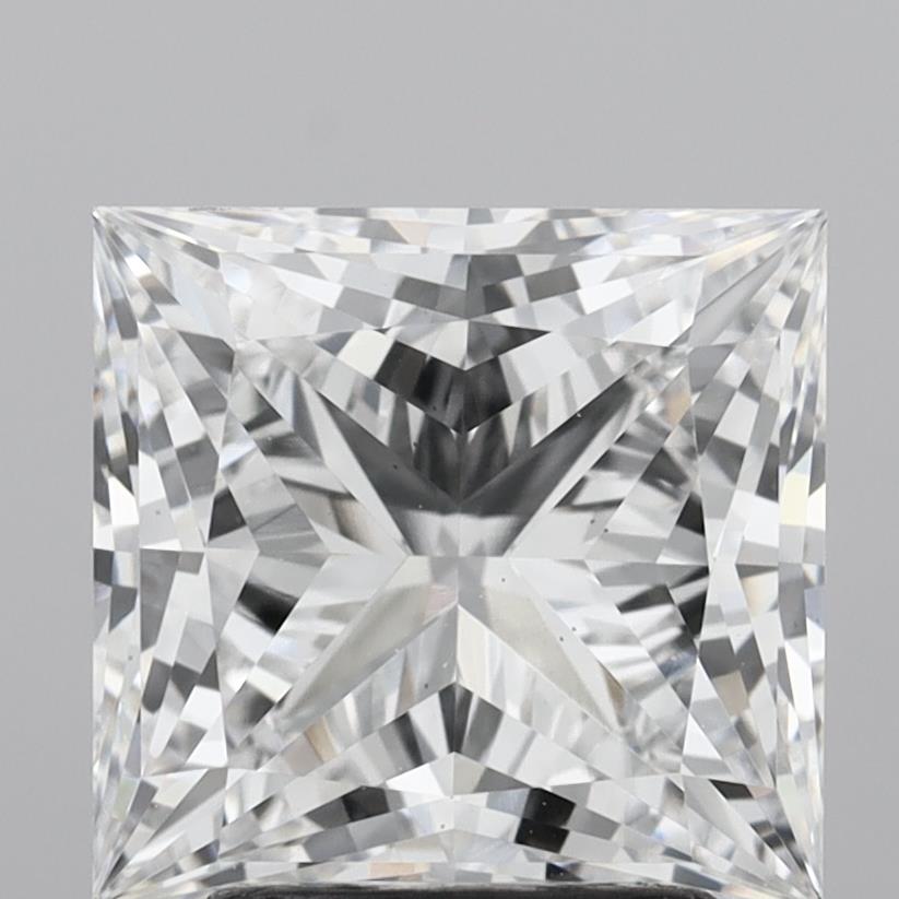 3.01 Carat Princess Shaped, Ideal Cut, D Color, VS1 Clarity, IGI Certified Lab Grown Diamond
