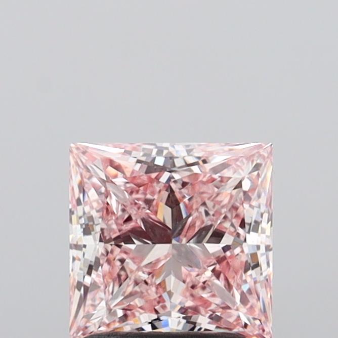 1.59 Carat Princess Shaped, Excellent Cut, VS1 Clarity, IGI Certified Lab Grown Diamond