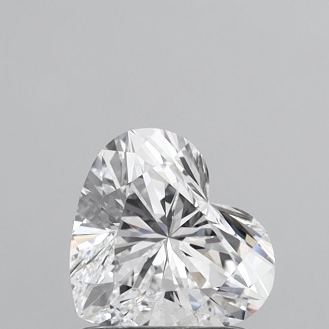 1.04 Carat Heart Shaped, Ideal Cut, D Color, IF Clarity, IGI Certified Lab Grown Diamond