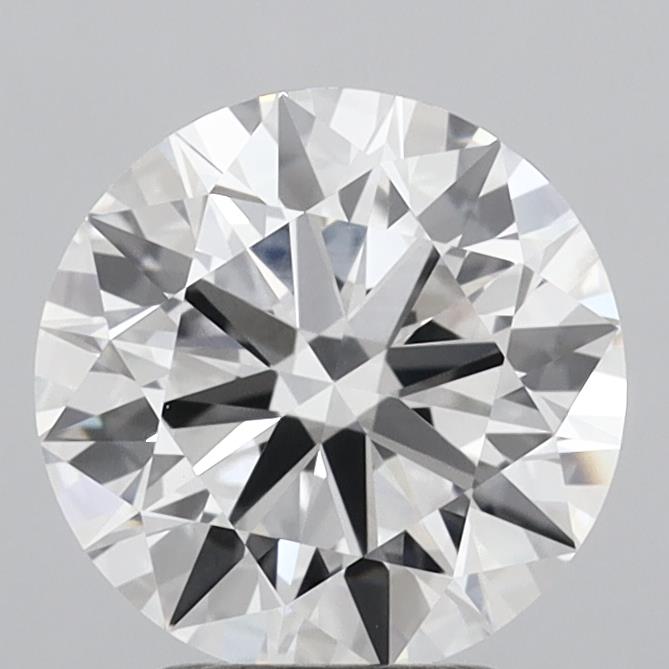 3.05 Carat Round Shaped, Ideal Cut, E Color, VVS2 Clarity, IGI Certified Lab Grown Diamond