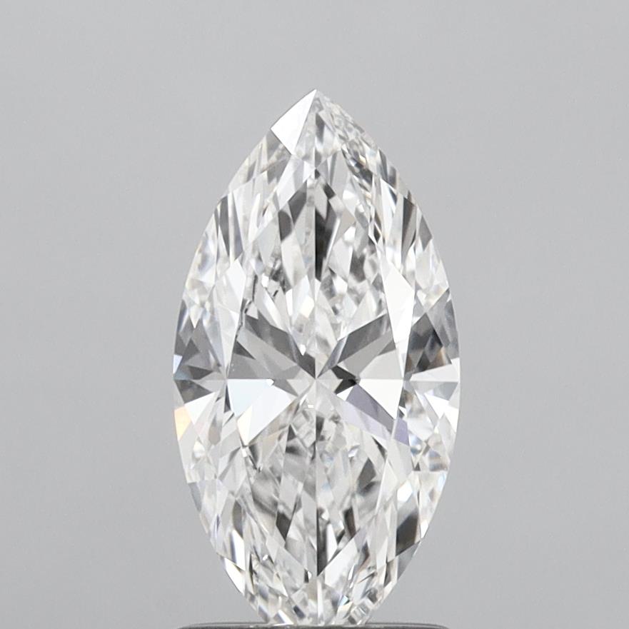 1.50 Carat Marquise Shaped, Ideal Cut, F Color, VVS2 Clarity, IGI Certified Lab Grown Diamond