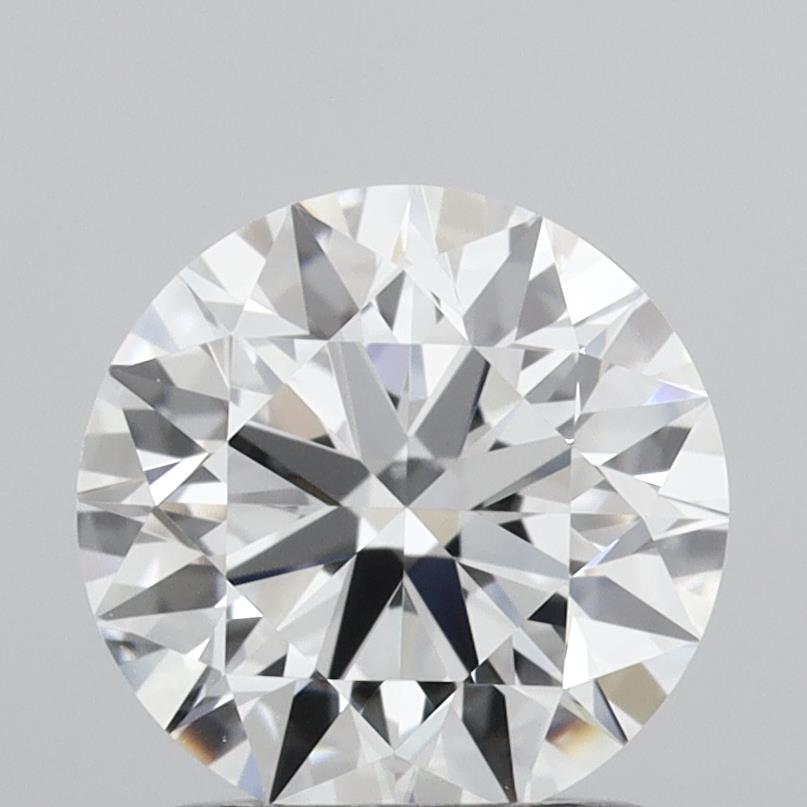 1.34 Carat Round Shaped, Ideal Cut, D Color, VVS2 Clarity, IGI Certified Lab Grown Diamond