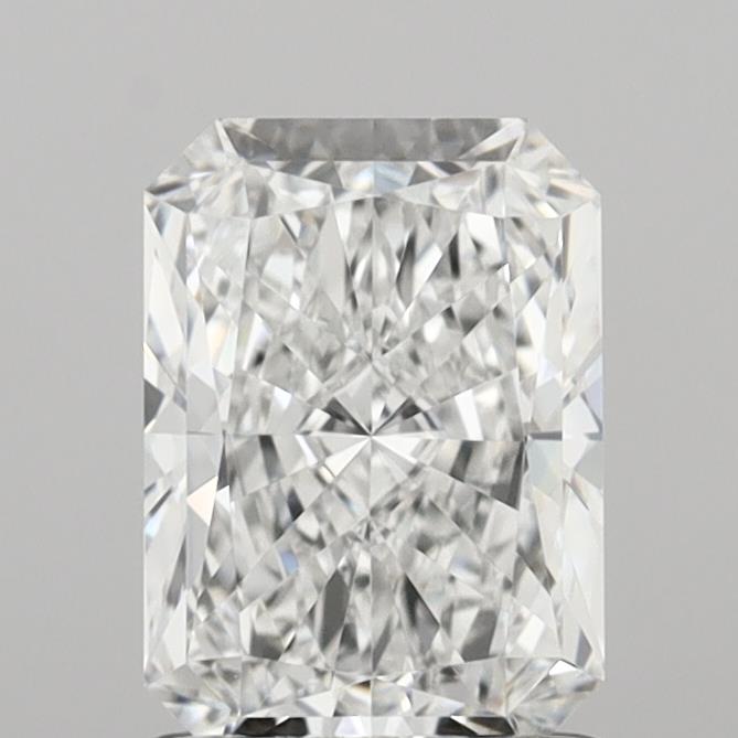 1.52 Carat Radiant Shaped, Very Good Cut, D Color, VVS1 Clarity, IGI Certified Lab Grown Diamond