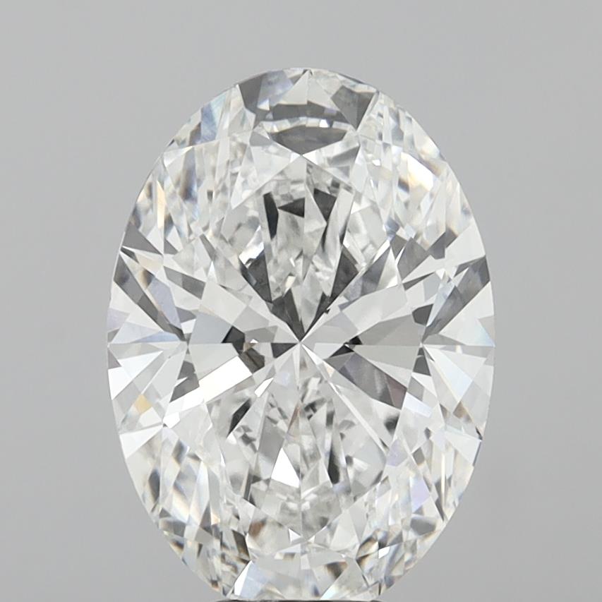 8.01 Carat Oval Shaped, Ideal Cut, E Color, VVS2 Clarity, IGI Certified Lab Grown Diamond